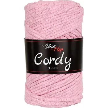 Vlna Hep Příze Cordy 8004, 3 mm - světlá růžová