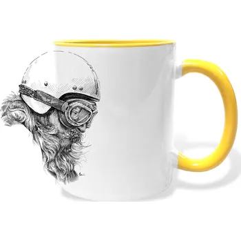 Hrnek - Motorkář Barva: Žlutá