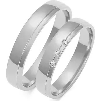 Prsten SOFIA zlatý dámský snubní prsten ZSO-90WWG