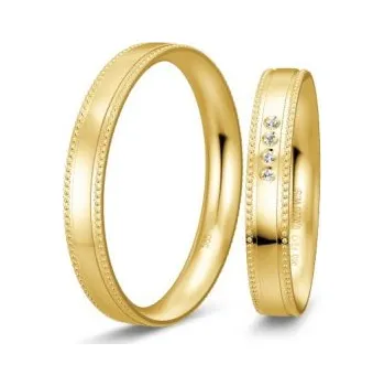 Prsten BREUNING zlaté snubní prsteny BR48/04989YG