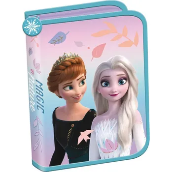 Penál ŠKOLNÍ JEDNOPATROVÝ PENÁL FROZEN MAGIC NATURE