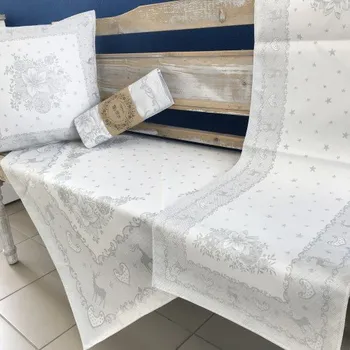 ubrus Gobelínový ubrus TC025 stříbrný - 40 x 30 cm