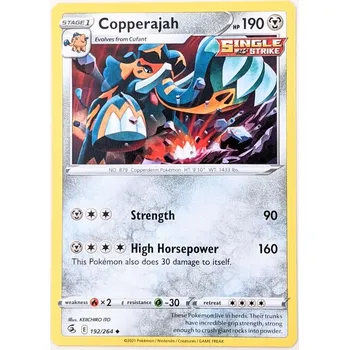 Sběratelská karetní hra Pokémon karta Copperajah 192/264 - Fusion Strike