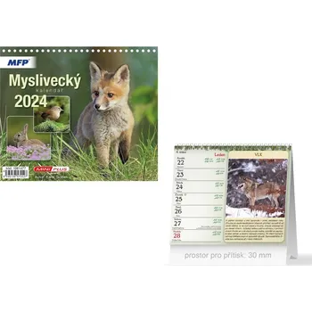 Kalendář MFP Stolní mini kalendář Myslivecký 2024
