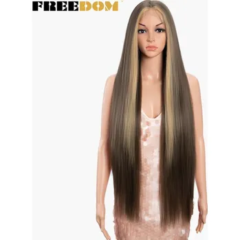 Krásná paruka z dlouhých rovných vlasů Druh: blond proužky (HL10A-26F)