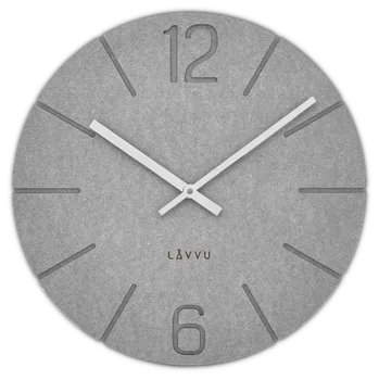 Hodiny LAVVU Zelené hodiny Natur vyrobené v Čechách ⌀34cm LCT5028