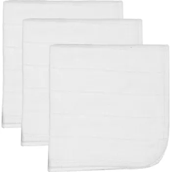 TRYCO Mušelínová žínka na obličej, 3ks - White