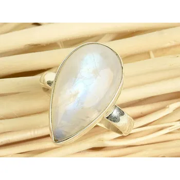 Prsten Prsten měsíční kámen kapka vel.53 Ag 925/1000 5,4g