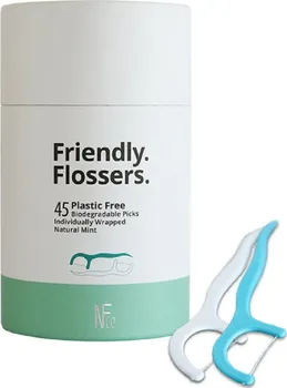 Zubní nit NFco Friendly Flossers zubní nit s párátkem 45 ks