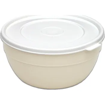 PETRAplast Plastová miska 600 ml s víčkem Barva: Krémová