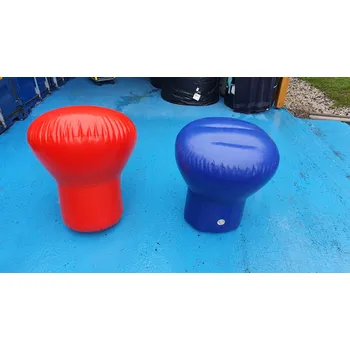 Skákací hrad Stupínky - houby - dekorace - kulisa - překážky