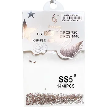 Boshiling Zirkony na nehty SS5 Crystal 1440 ks