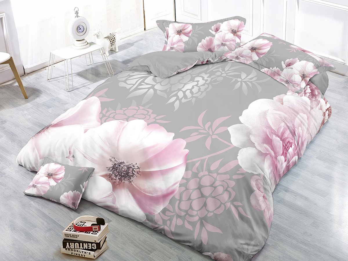 XPOSE® 3D povlečení SAKURA 3 140x200 cm, 70x90 cm, 3D + Prodloužená možnost vrácení zboží do 50 dnů