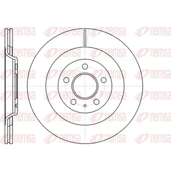 Brzdový kotouč Brzdový kotouč REMSA 61267.10