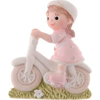 Dekorativní magnet Magnetka Holčička 5x6cm, keramická