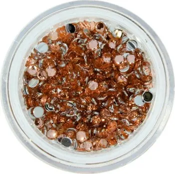 Allepaznockie Kamínky na nehty světlá růžová 1,5mm 200ks č. 04