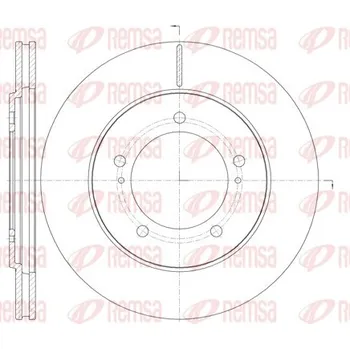 Brzdový kotouč Brzdový kotouč REMSA 61233.10