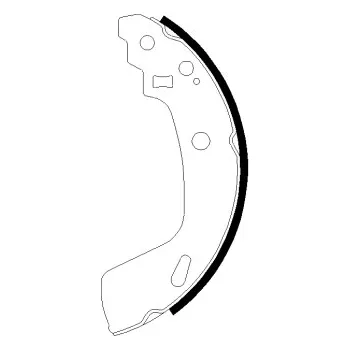 Brzdová čelist Sada brzdových čelistí TEXTAR 91082200