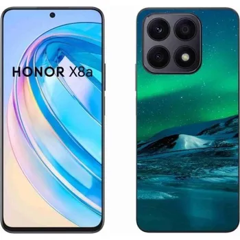 Pouzdro na mobilní telefon Gelový kryt mmCase na mobil Honor X8a - polární záře