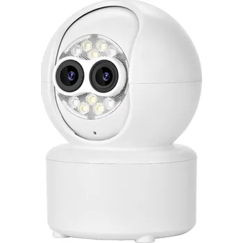 Bezpečnostní kamera Wifi otočná IP kamera XM-104 2+2MPx 355/90 stupňů s dvěma objektivy XMEYE