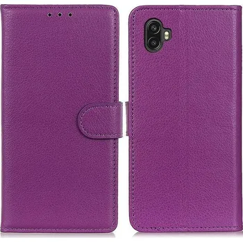 Pouzdro na mobilní telefon Litchie knížkové pouzdro na Samsung Galaxy Xcover 6 Pro - fialové