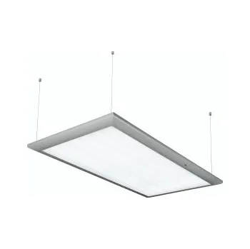 NASLI Stropní závěsné svítidlo EVIDENS zářivka 128 cm 216 W stříbrná