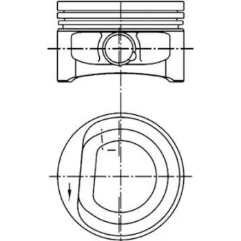 Motor automobilu Píst KOLBENSCHMIDT 99452620