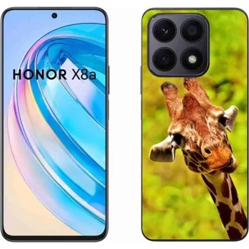 Pouzdro na mobilní telefon Gelový kryt mmCase na mobil Honor X8a - žirafa