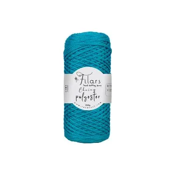 Galanterie Retwisst Chainy Polyester - turquoise
