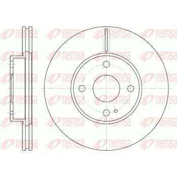 Brzdový kotouč Brzdový kotouč REMSA 6843.10