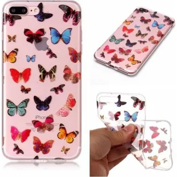 Pouzdro na mobilní telefon Printy gelový obal na iPhone 8 Plus a 7 Plus - motýlkové