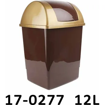 Odpadkový koš Odpadkový koš KLIP 26 L - LENMAN 17-0278 hnědá