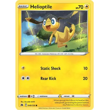 Karetní hra Pokémon karta Helioptile 049/159 - Crown Zenith
