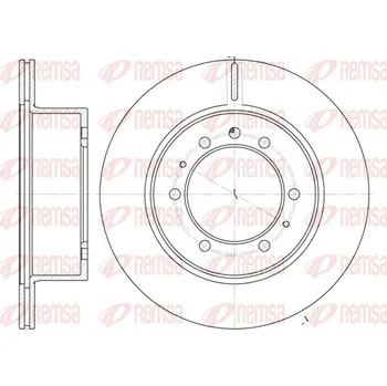 Brzdový kotouč Brzdový kotouč REMSA 6926.10