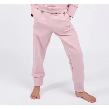 Moniel Dětské rostoucí tepláky Basic Powder Pink Velikost: 80/86 cm