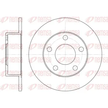 Brzdový kotouč Brzdový kotouč REMSA 6803.00