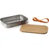 Svačinový box Black Blum SandwichBox Appetit 1250 ml nerez/bambusový/oranžový