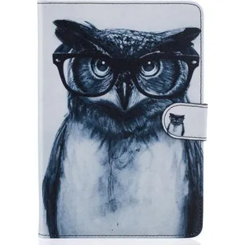Pouzdro na tablet Country PU kožené pouzdro s funkcí stojánku na iPad mini / iPad mini 2 / iPad mini 3 - sova