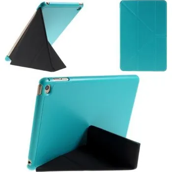 Pouzdro na tablet Origami polohovatelné pouzdro na iPad mini 4 - světlemodré