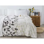 XPOSE® Mikroplyšová deka IVANKA s beránkem - šedá 140x200 cm, Mikroplyš s beránkem + Prodloužená možnost vrácení zboží do 50 dnů