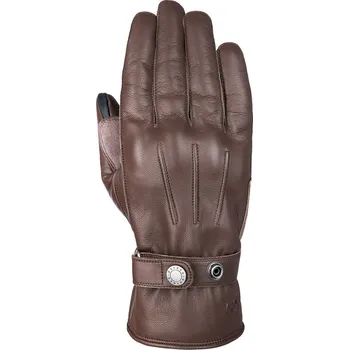 Moto rukavice Rukavice HOLTON 2.0, OXFORD (hnědá) (Velikost: M)