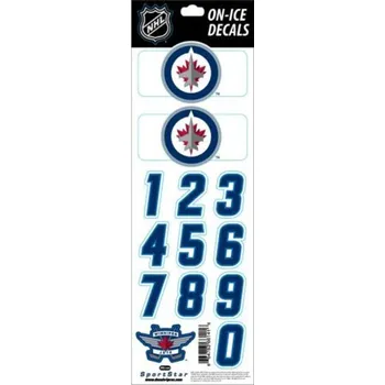 Puk Ostatní Sada Helmet Decals Winnipeg Jets 562447