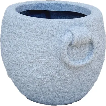 Květináč ROTO KAMNITO L - granit / průměr 430 x 410 mm