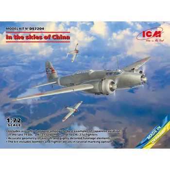 Modelářství 1/72 In the skies of China (Ki-21-Ia & 2x Ki-27a)