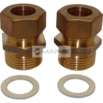 Solární ohřívač vody Brilon Sada šroubení přechod na vlnovcovou trubku IX DN16 - 1" vnější závit, 27.000.007