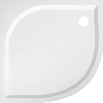 Sprchová vanička EBS Aria Vanička čtvrtkruhová 90x90 litá, rádius 550 630250091018