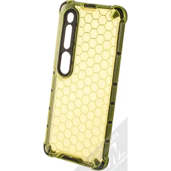 Pouzdro na mobilní telefon 1Mcz Hybrid Honeycomb odolný ochranný kryt pro Xiaomi Mi 10 limetkově zelená (lime green)