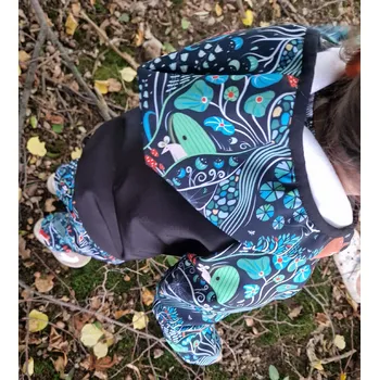 Yháček Softshellová bunda Yháček, zimní, Kouzelný les Velikost: 116