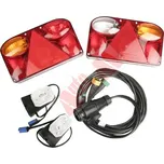 SET světel + elektrokabeláž k vleku 13 pin/5 m + 3,1 m obrys - se světly FT-88BAJ
