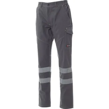 montérky Pánská pracovní kalhoty Payper WORKER SUMMER REFLEX Barva: Kouřová, Velikost: 5XL